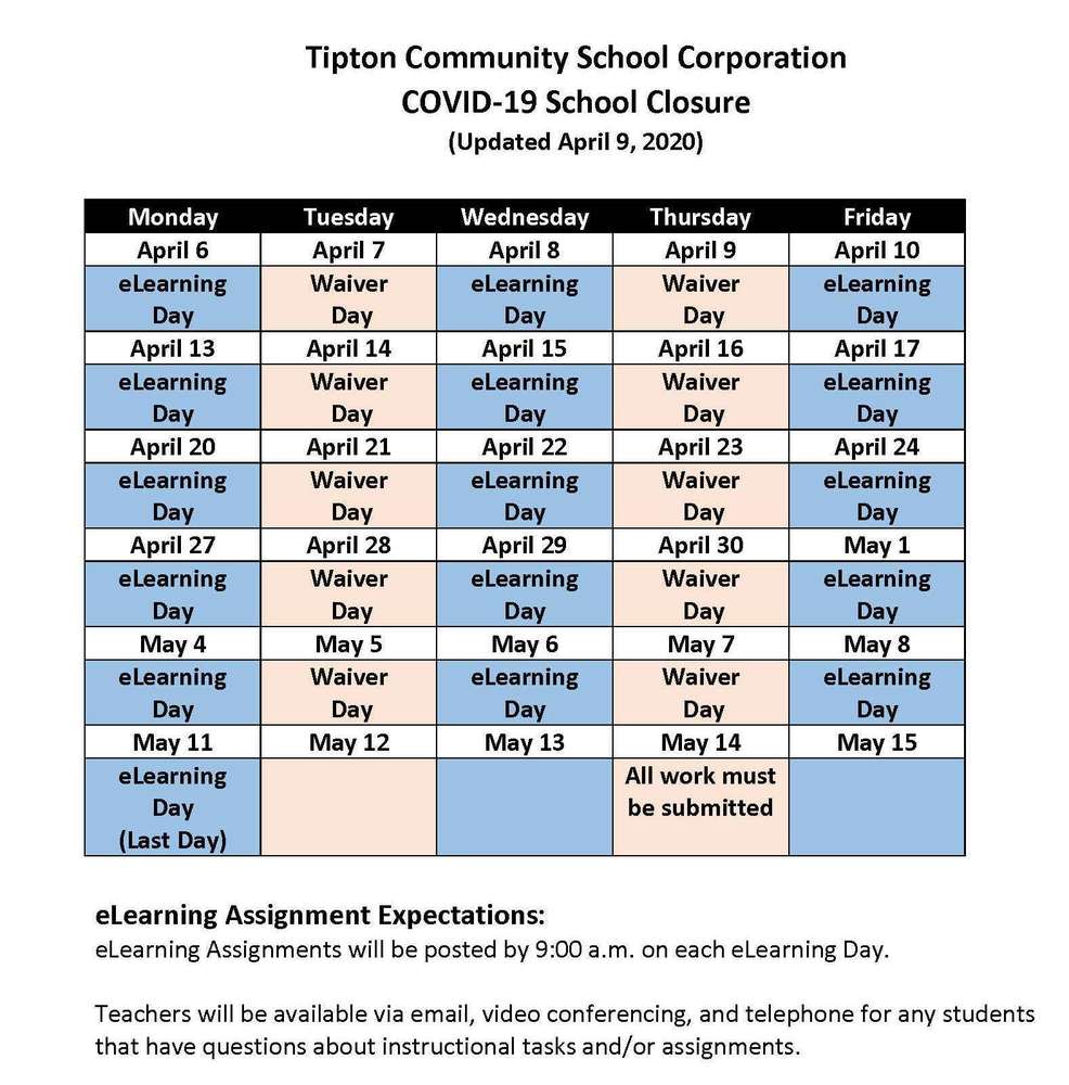 School Year to End May 11