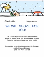Need your show shoveled?