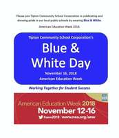 Nov 16 - Blue & White Day