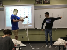 Finite Math Class Explores Möebius Strips
