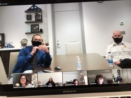 English 9 Virtual Meeting with Mayor Moore & Fire Chief Frazier of Kokomo