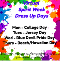 Virtual Spirit Week 2 Dress Up Days