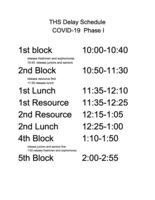Delay Schedule